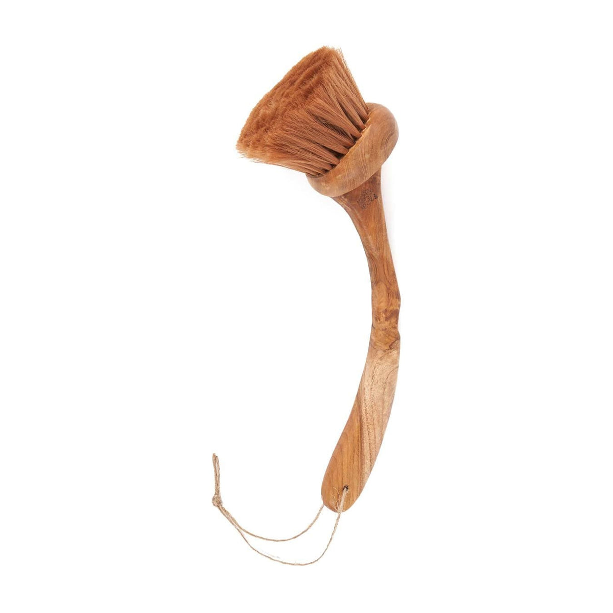 Brosse à main en teck naturel 8cm Hatra - Bazar Bizar — vue 5