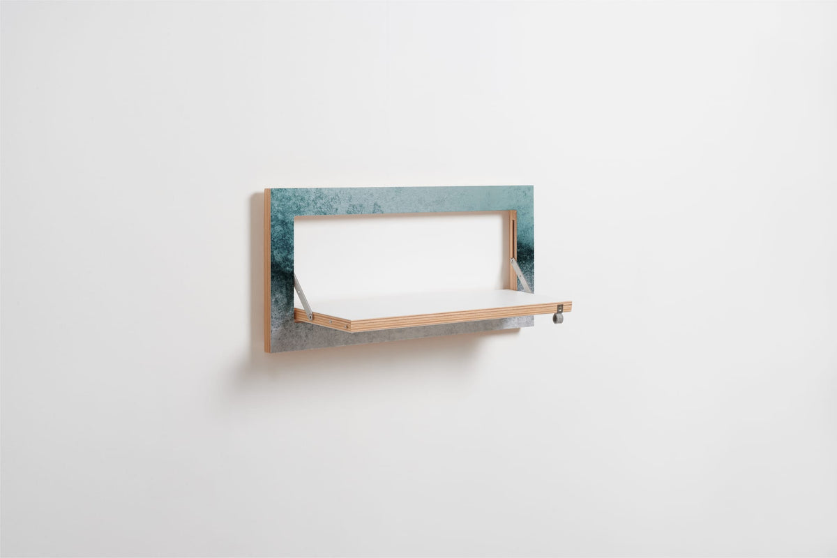 Étagère murale en bouleau bleu 27x18x60cm Fläpps Snowdreamer - Ambivalenz