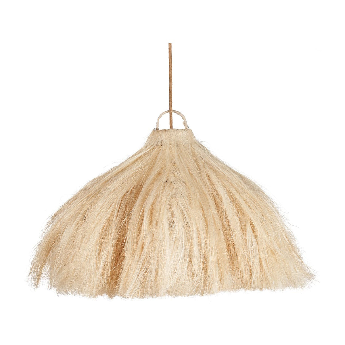 Suspension en fibre tressée naturelle beige 110cm Rami - Bazar Bizar