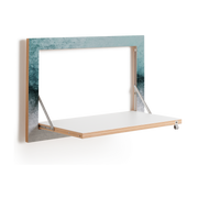 Étagère murale en bouleau bleu 40x31x60cm Fläpps Snowdreamer - Ambivalenz