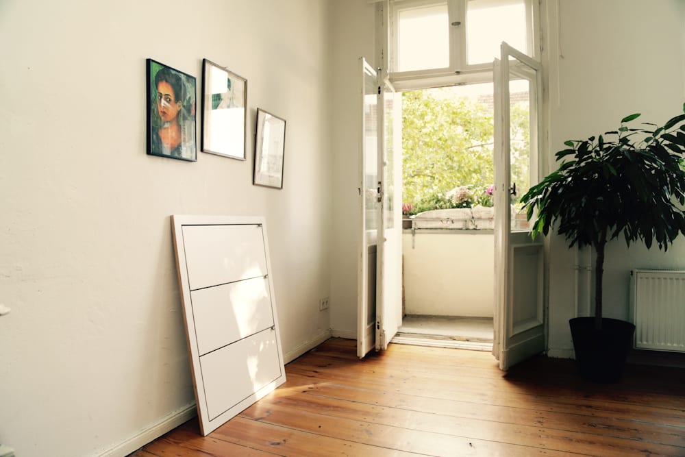 Triple étagère murale en bouleau blanc 90x58x80cm Fläpps - Ambivalenz — vue 8