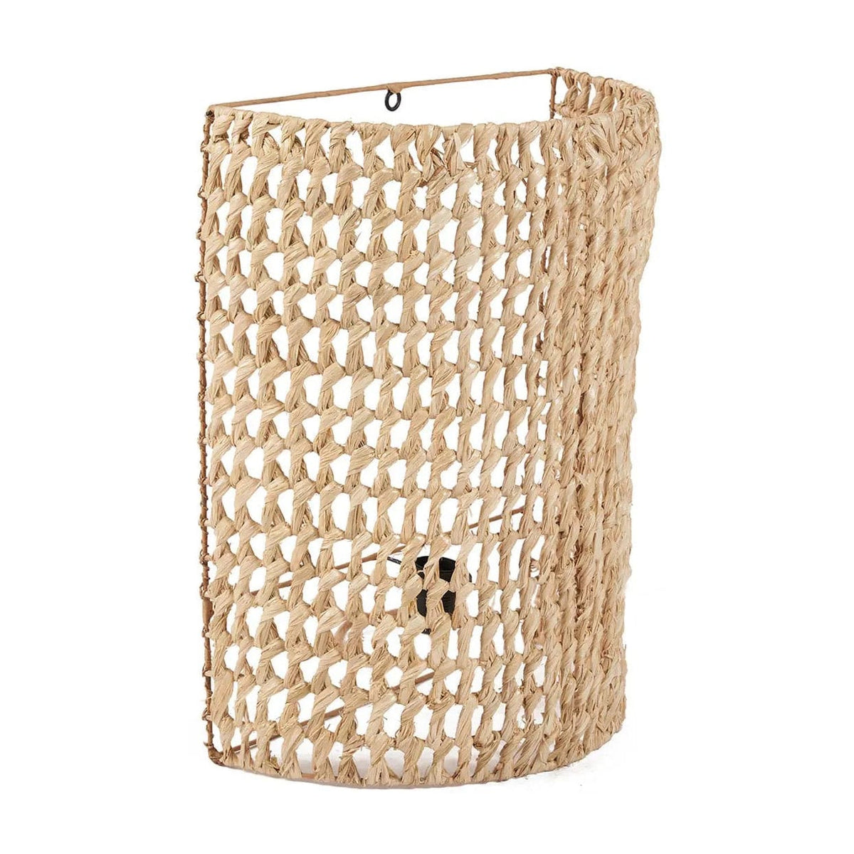 Applique murale en fibre tressée naturelle beige 40x50cm SiriKit - Bazar Bizar — vue 6