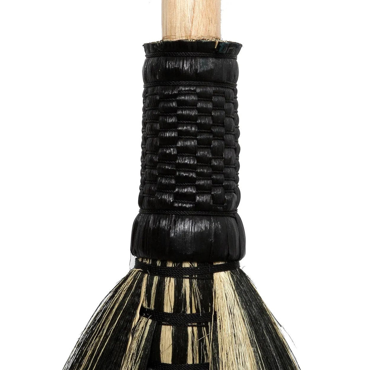 Balai en fibre tressée naturelle noire 130cm Big - Bazar Bizar — vue 8