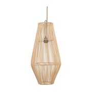 Suspension en rotin tressé naturel beige 30cm Afrodisiac Pendant - Natural - M - Bazar Bizar