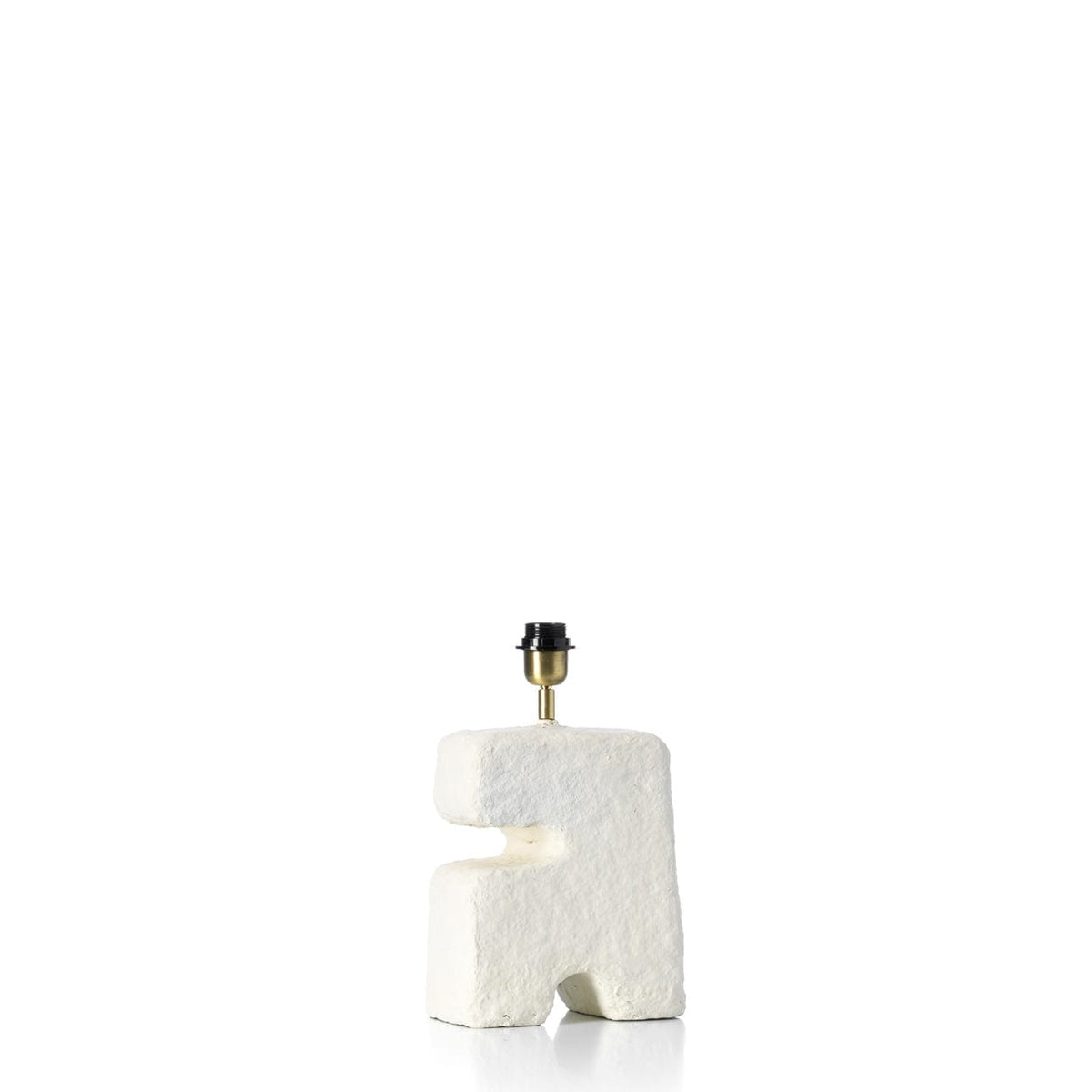 Lampe de table en papier mâché blanc 25cm L'Objet - Bazar Bizar — vue 3