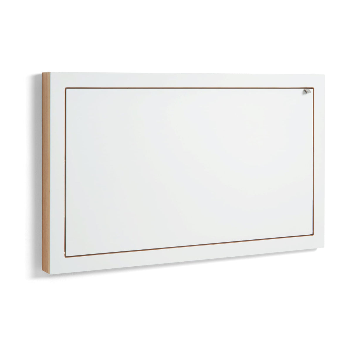 Secrétaire mural en bouleau blanc 60x55x100cm Fläpps - Ambivalenz — vue 3