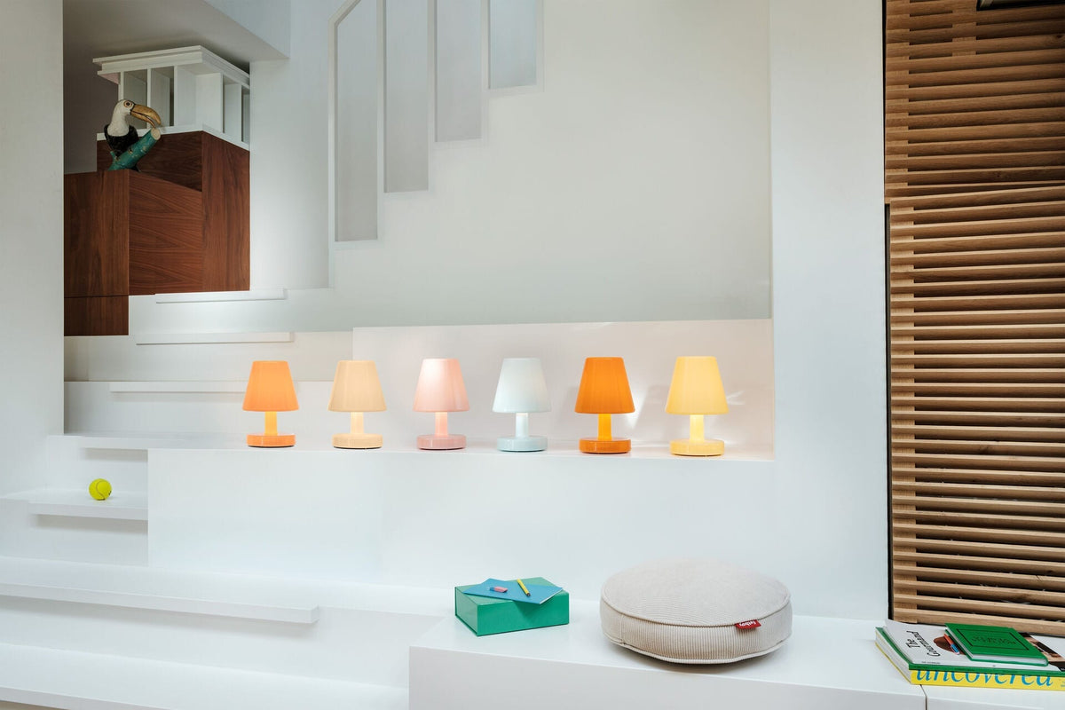 Lampe de table sans fil en plastique orange pêche 25,3cm Edison the Ambiance - Fatboy — vue 2