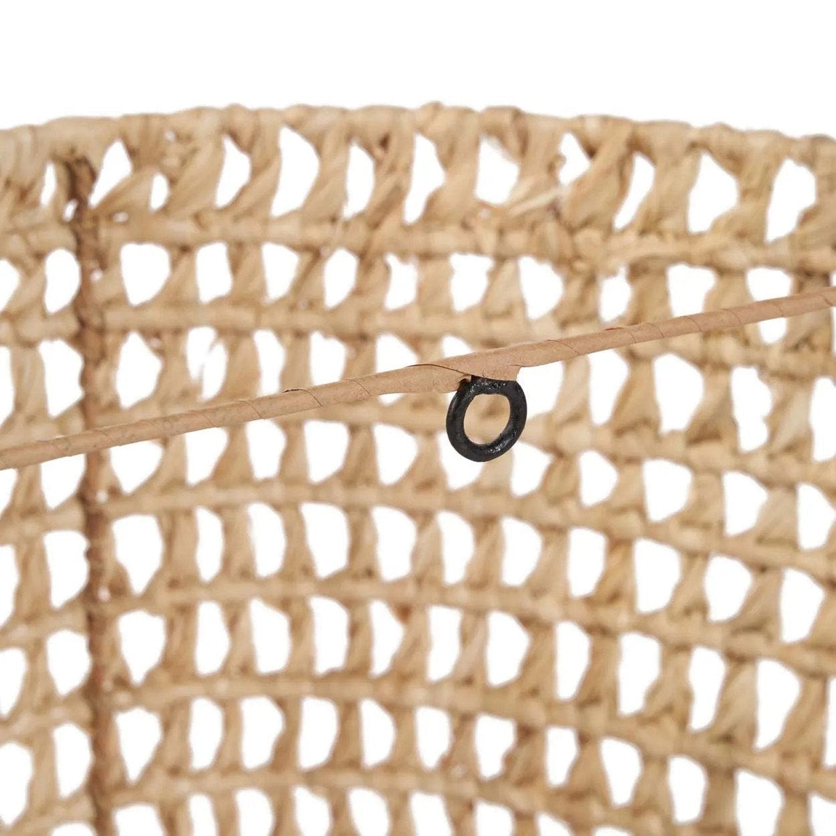 Applique murale en fibre tressée naturelle beige 40x50cm SiriKit - Bazar Bizar — vue 4