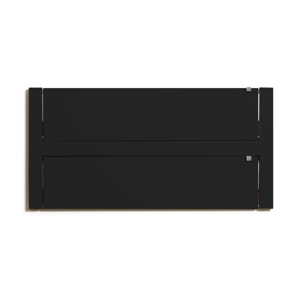 Double étagère murale en bouleau noir 40x18x80cm Fläpps - Ambivalenz — vue 3