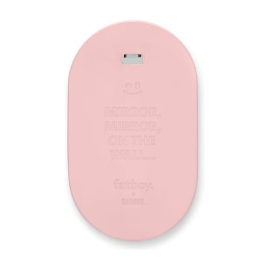 Miroir mural ovale en mousse souple rose 35cm Mirage Loop - Fatboy — vue 3