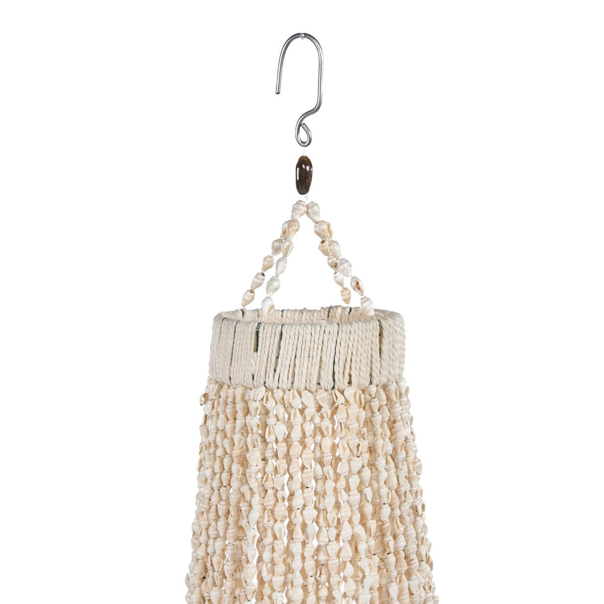 Lustre en coquillages naturel 40cm Ocean Tower Shell - Bazar Bizar — vue 7