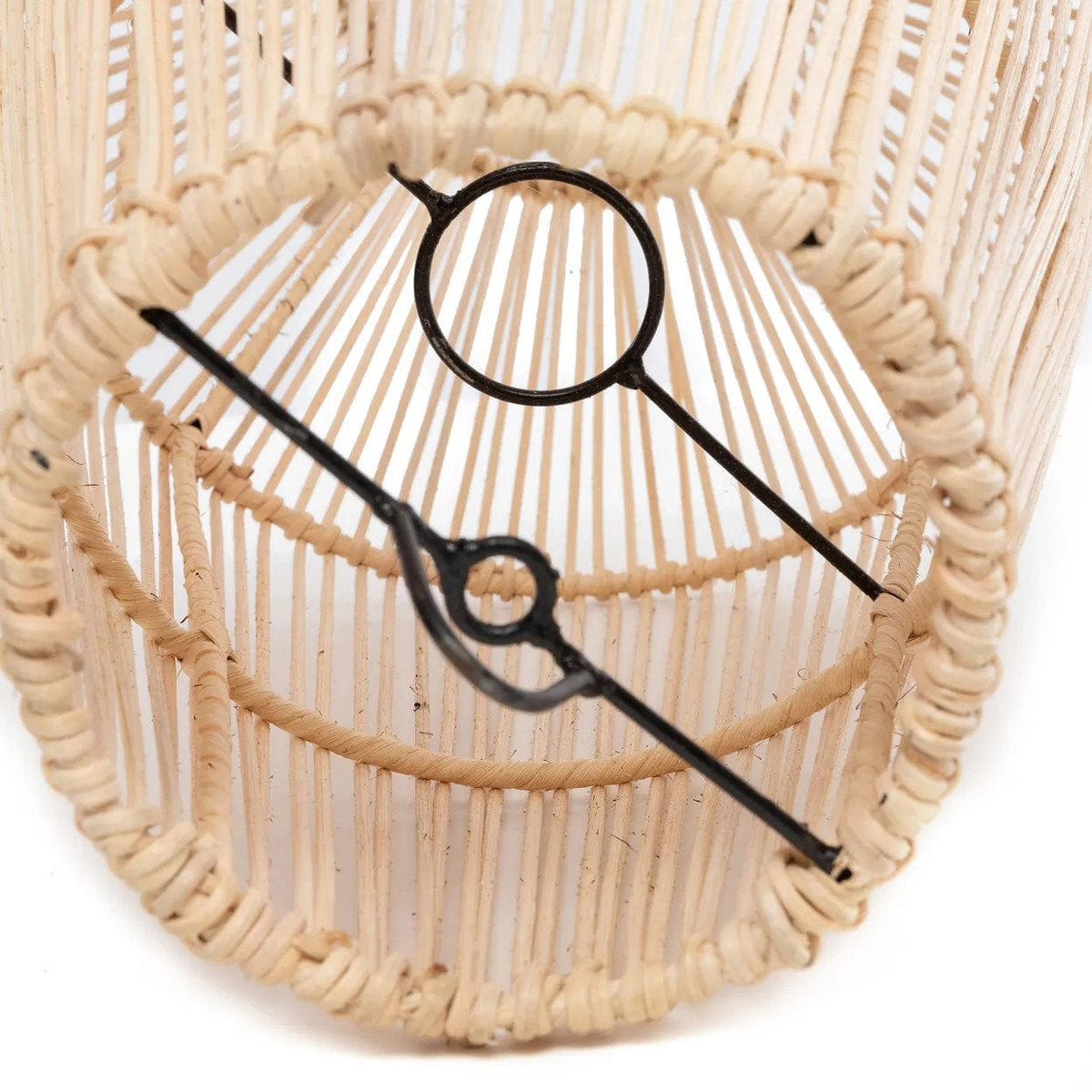 Suspension en rotin tressé naturel beige 30cm Afrodisiac Pendant - Natural - M - Bazar Bizar — vue 4