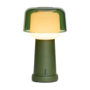 Lampe de table sans fil en métal vert 27,5cm Revolve - Fatboy