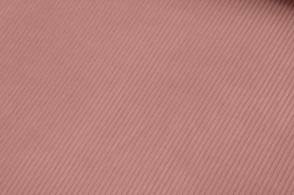 Fauteuil lounge en tissu côtelé rose 102x85x75cm BonBaron Slim - Fatboy — vue 6