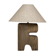 Lampe de table en bois marron 40cm L'Objet - Bazar Bizar