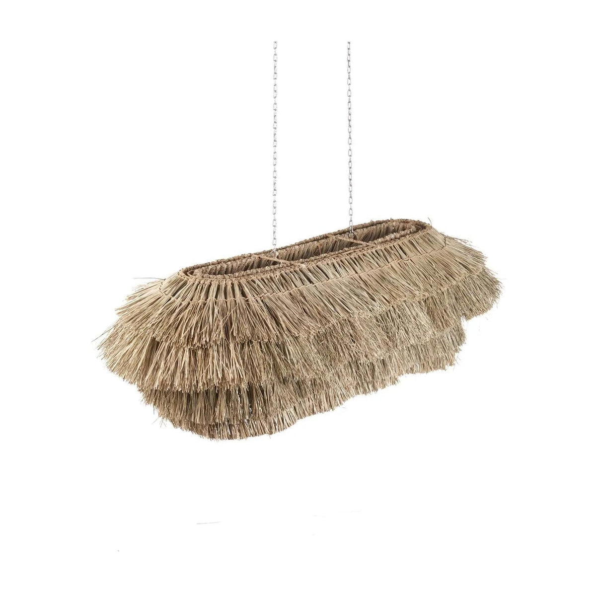 Suspension en jonc de mer tressé beige 140cm Nyang Nyang - Bazar Bizar — vue 4