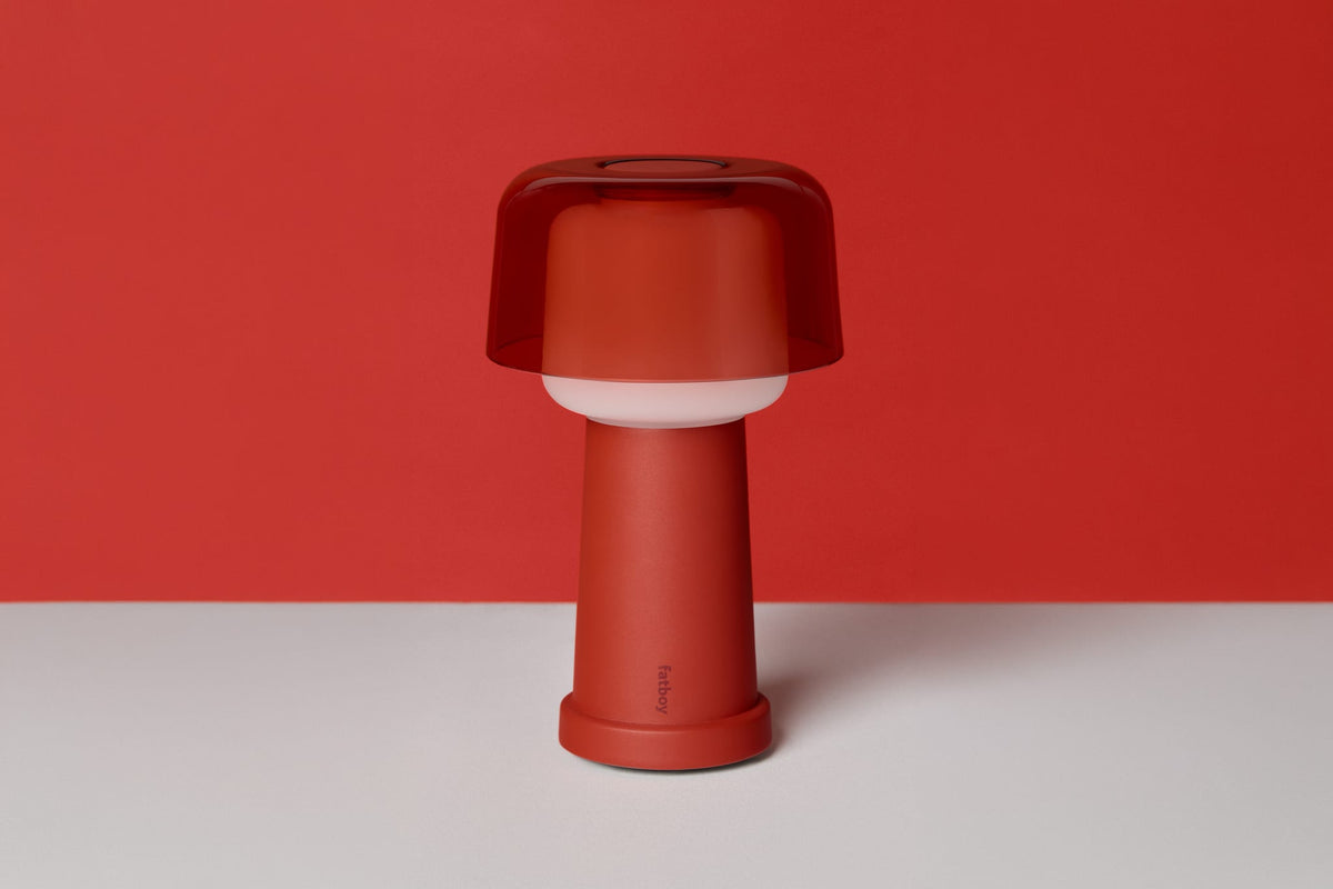 Lampe de table sans fil en métal rouge 27,5cm Revolve - Fatboy — vue 3
