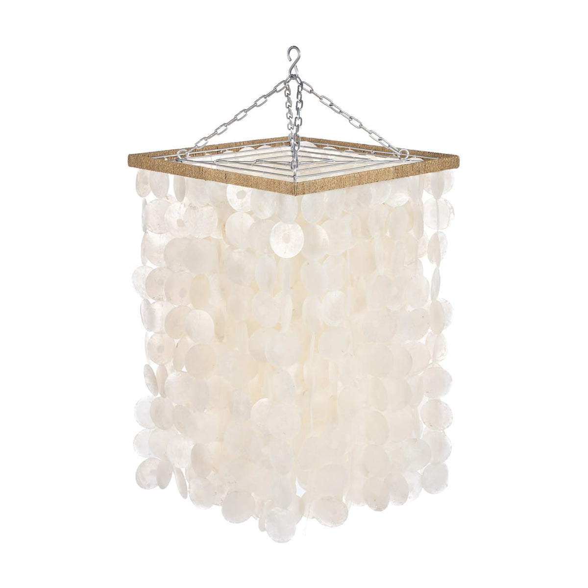 Lustre en coquillage beige 40cm Moonlit Whispers - Bazar Bizar — vue 8