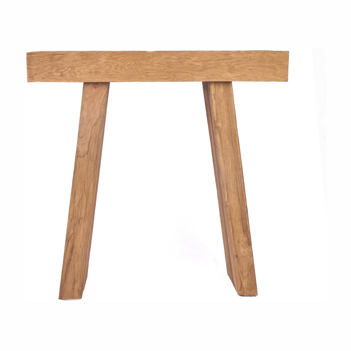 Console en teck massif naturel marron 30x86x87cm Stance - Bazar Bizar — vue 6