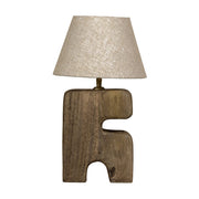 Lampe de table en bois marron 25cm L'Objet - Bazar Bizar