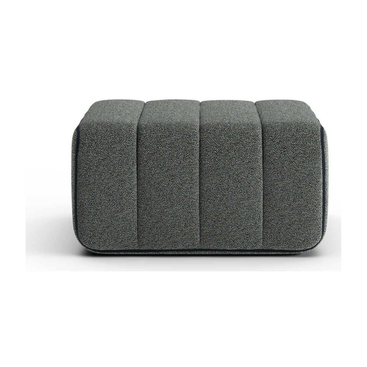 Module en tissu Sera en laine gris foncé 68x68x34cm Curt - Ambivalenz — vue 5