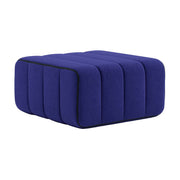 Module en tissu Jet bleu 68x68x34cm Curt - Ambivalenz