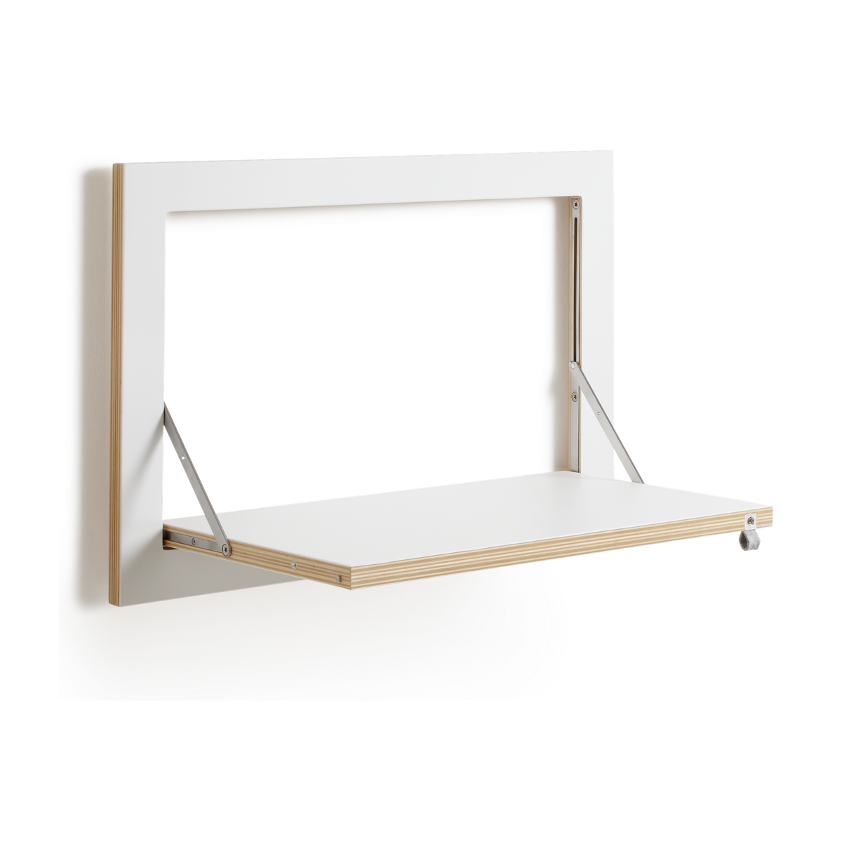 Étagère murale en bouleau blanc 40x31x60cm Fläpps - Ambivalenz — vue 8