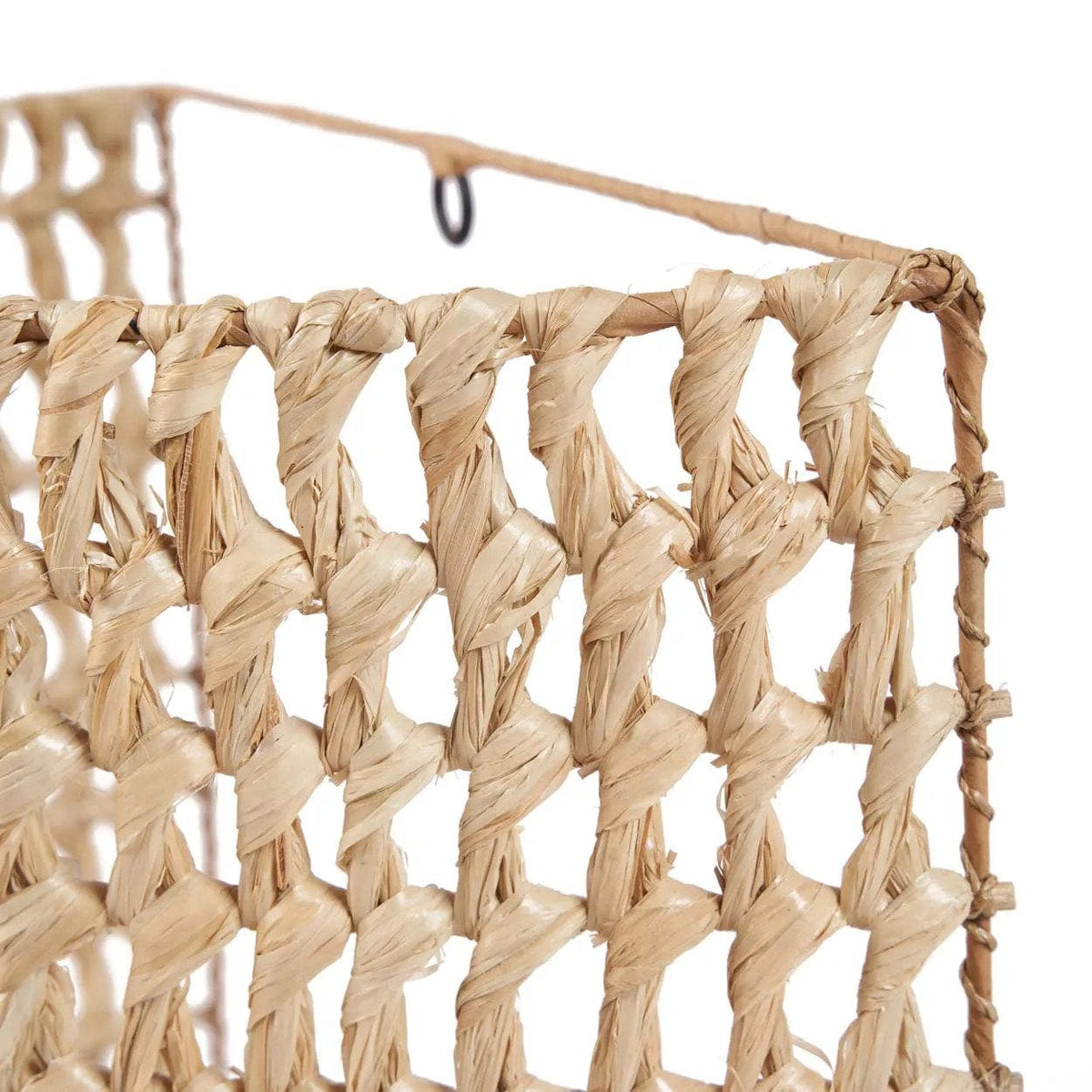 Applique murale en fibre tressée naturelle beige 40x50cm SiriKit - Bazar Bizar — vue 5