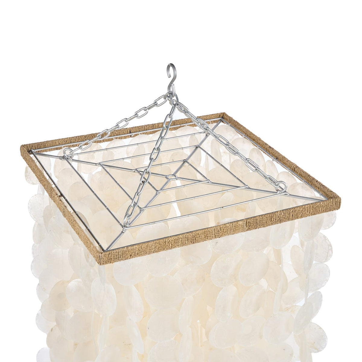 Lustre en coquillage beige 40cm Moonlit Whispers - Bazar Bizar — vue 4