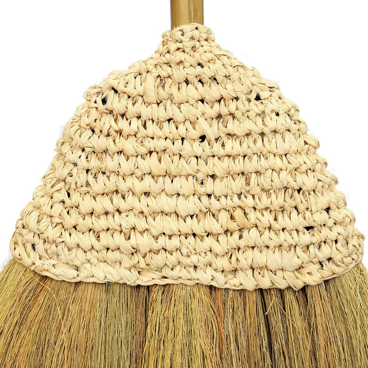 Balai en raphia tressé naturel 75cm Raffia - Bazar Bizar — vue 5