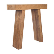 Console en teck massif naturel marron 30x86x87cm Stance - Bazar Bizar