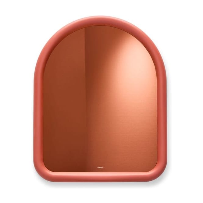 Miroir mural en mousse souple terracotta 60cm Mirage Dome - Fatboy