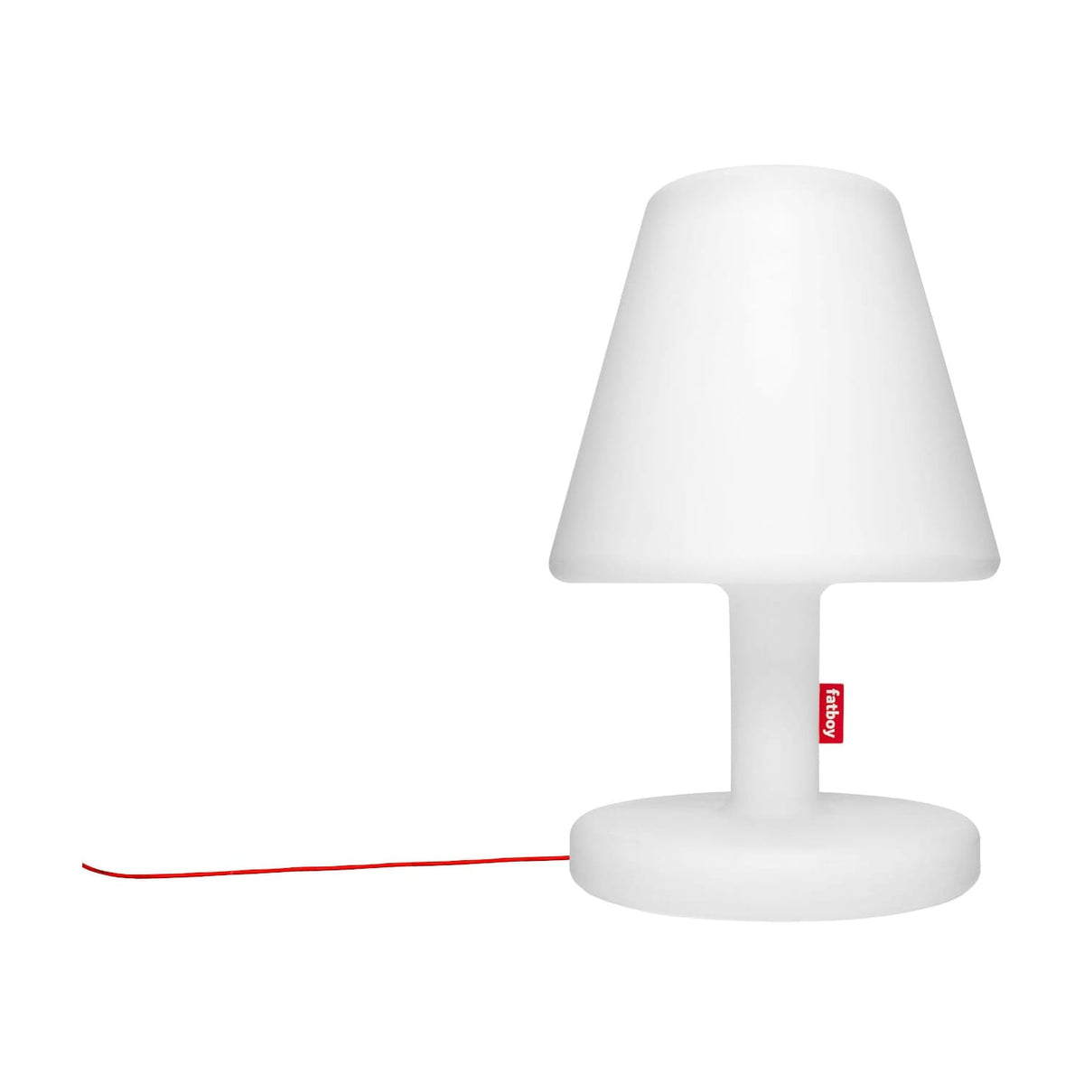 Lampadaire de jardin en plastique blanc 90cm Edison the Grand Smart - Fatboy