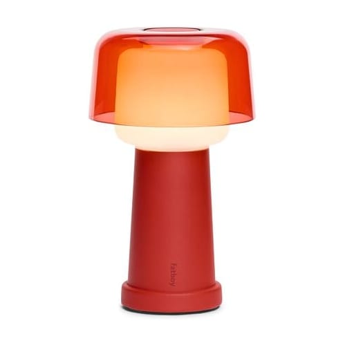 Lampe de table sans fil en métal rouge 27,5cm Revolve - Fatboy