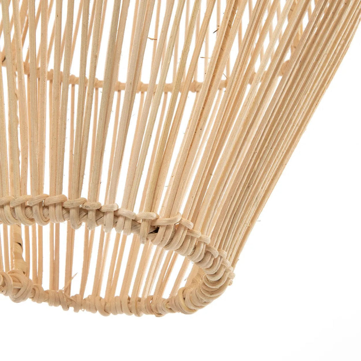 Suspension en rotin tressé naturel beige 30cm Afrodisiac Pendant - Natural - M - Bazar Bizar — vue 7