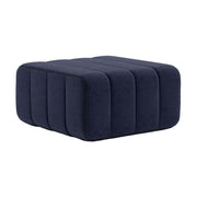 Module en tissu jet bleu foncé 68x68x34cm Curt - Ambivalenz