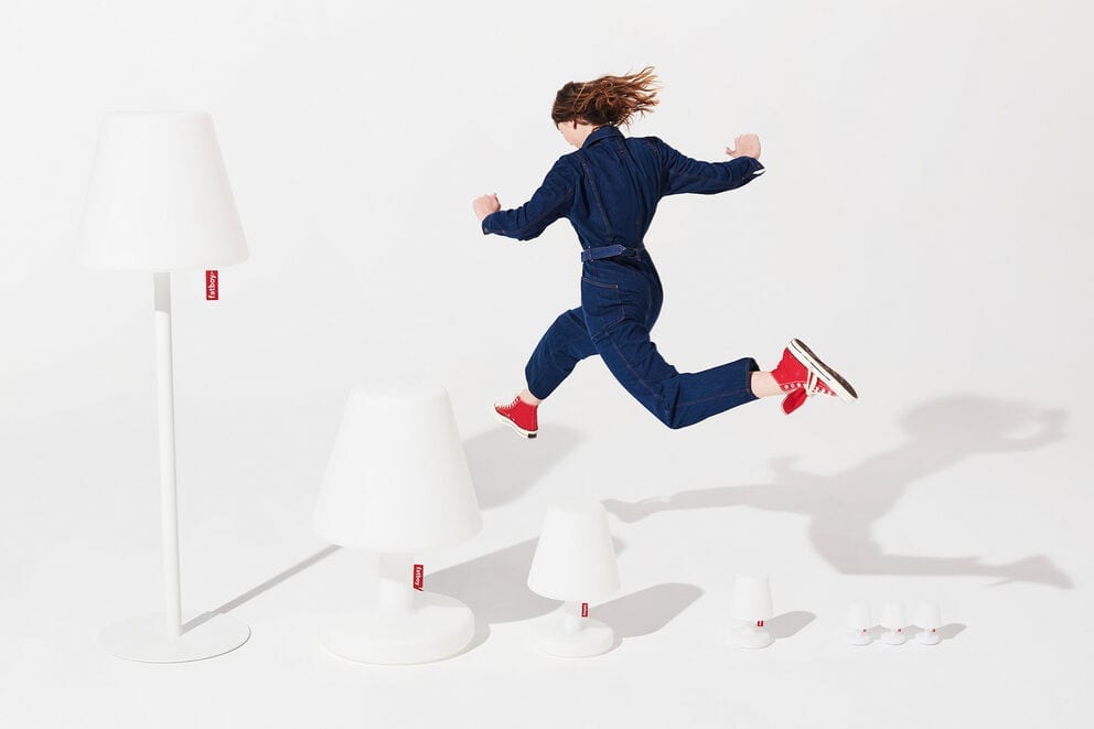 Lampe de table sans fil en plastique Blanc 51cm Edison smart - Fatboy — vue 3
