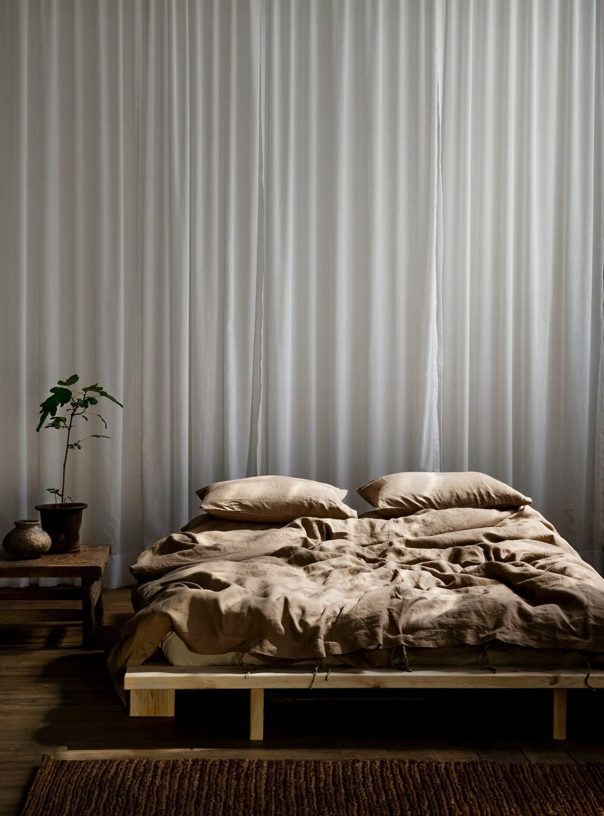 Sommier en bois brut 160x200 Japan - Karup Design - The Cool Republic