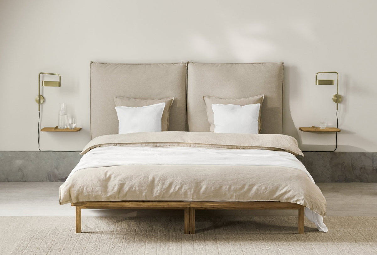 Elton bed frame in oiled oak 180 x 200 cm - Bolia - The Cool Republic