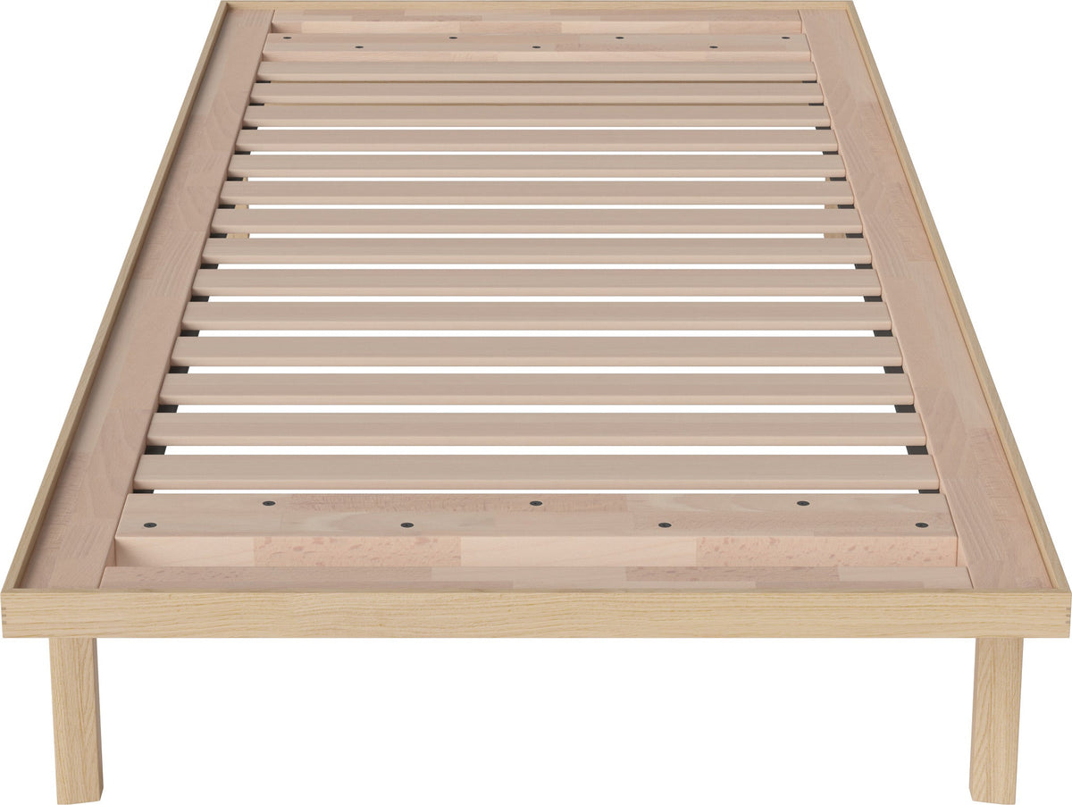 Elton bed frame in white pigmented oak 90 x 200 cm - Bolia - The Cool Republic