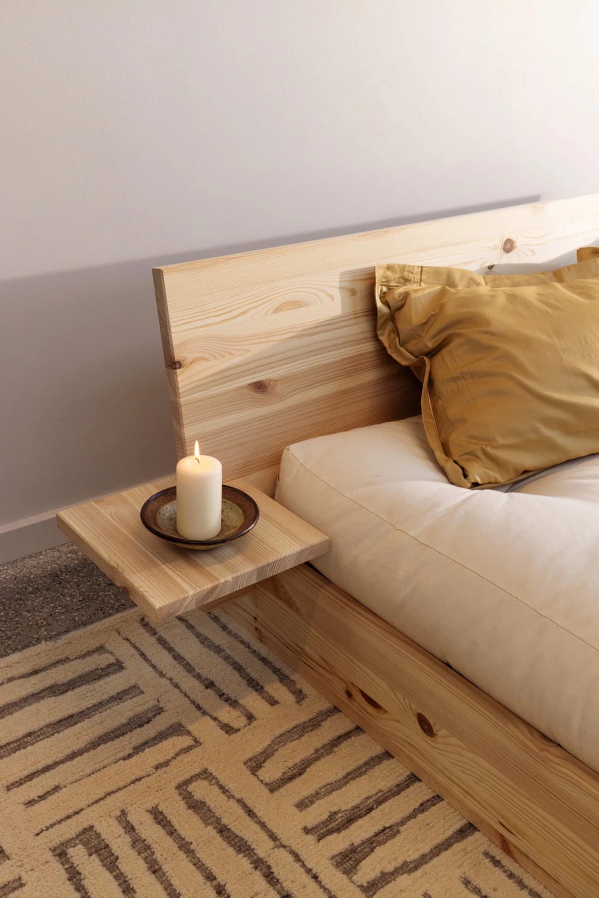 Sommier en en pin massif brut 140X200cm Latch - Karup - The Cool Republic
