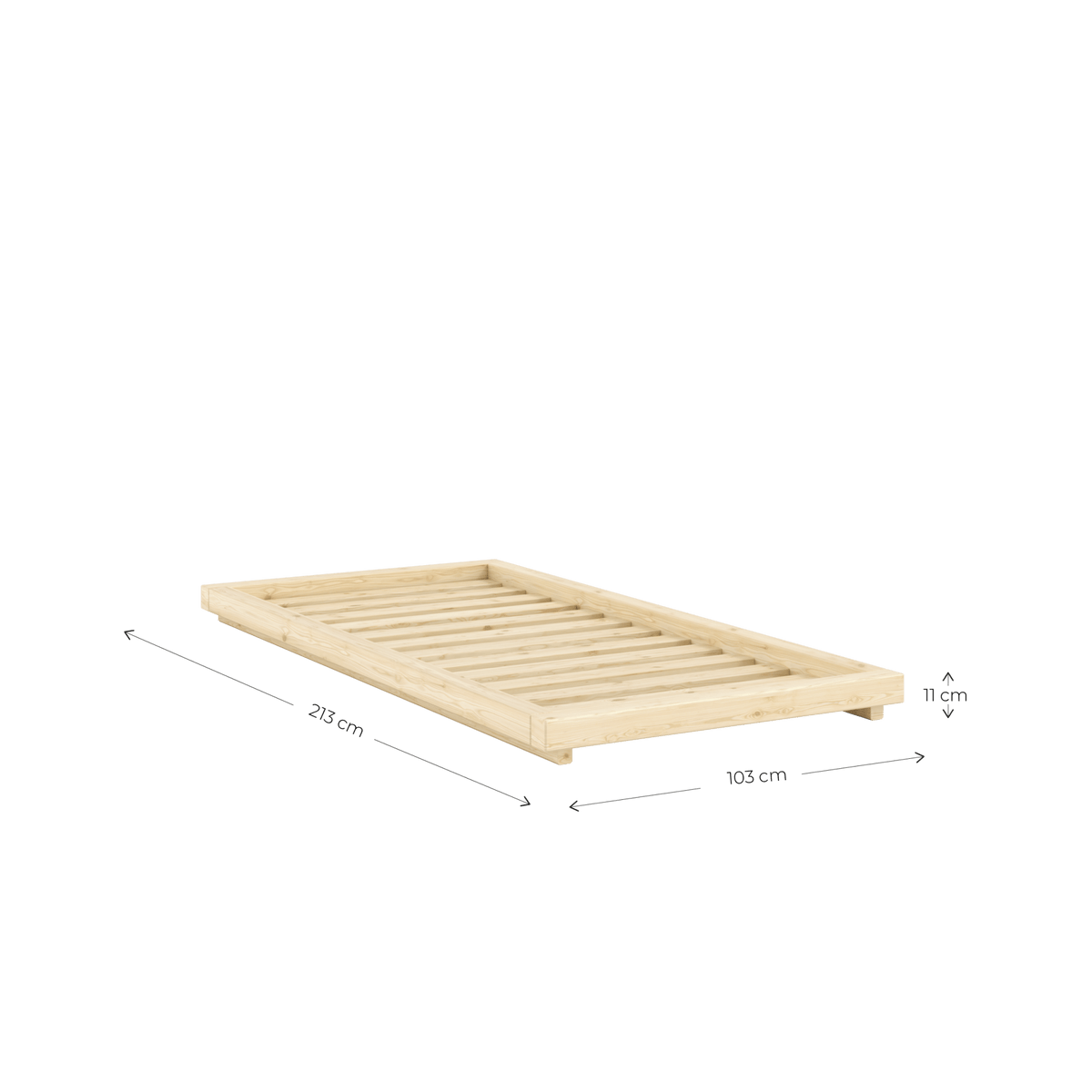 Sommier en pin 90x200cm Dock - Karup Design - The Cool Republic