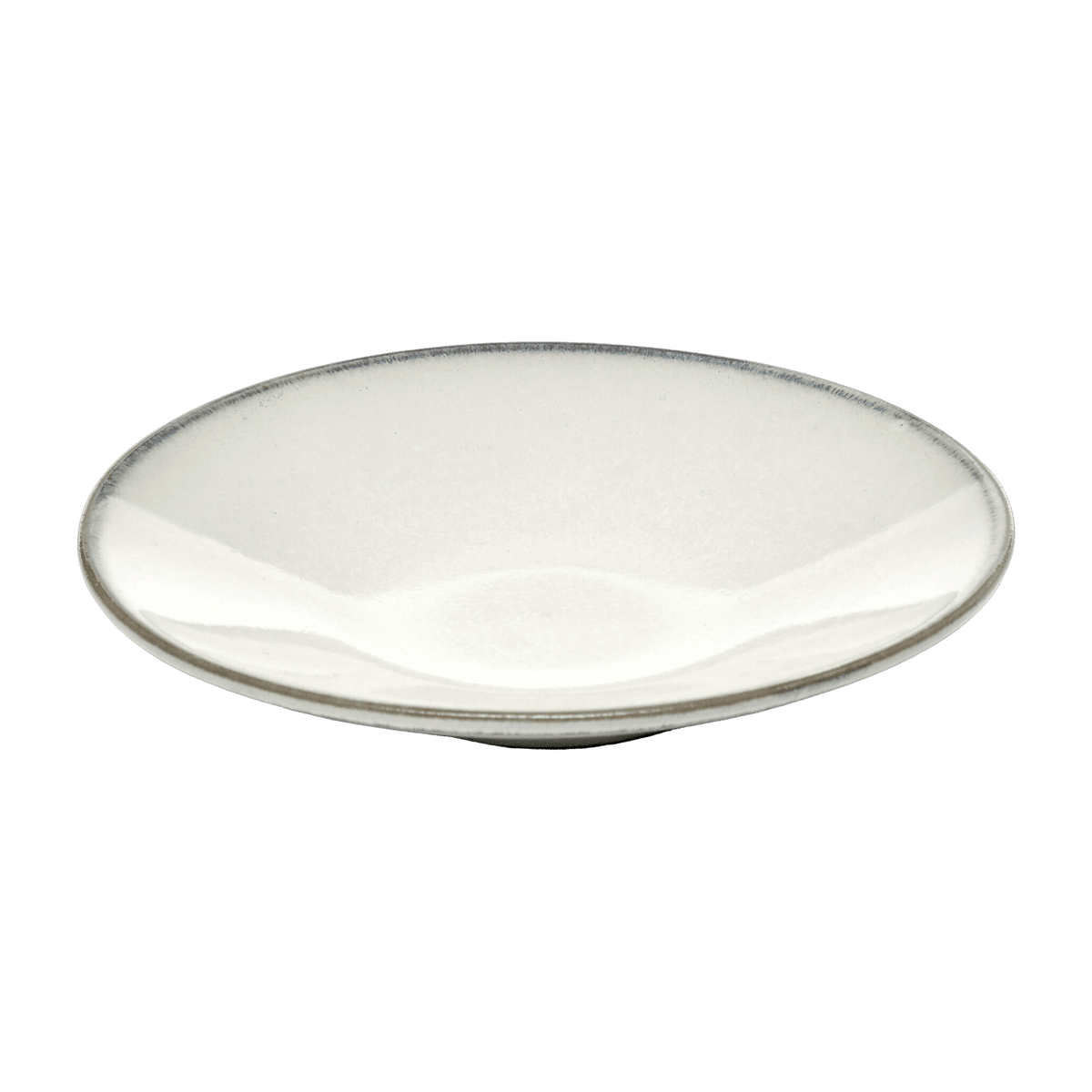 Soucoupe en grès blanche 14 cm Inku - Serax - The Cool Republic