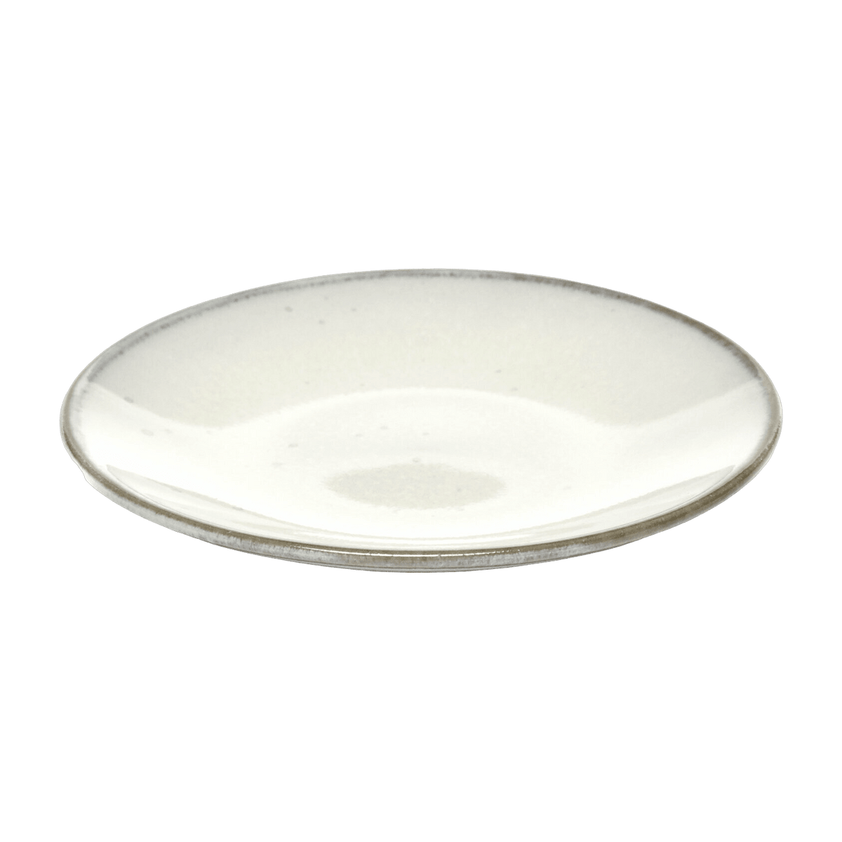 Soucoupe expresso en grès blanche 12 cm Inku - Serax - The Cool Republic