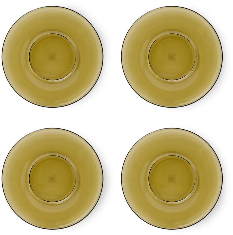 Soucoupes Mud Brown (Set Of 4) - HKLIVING - The Cool Republic