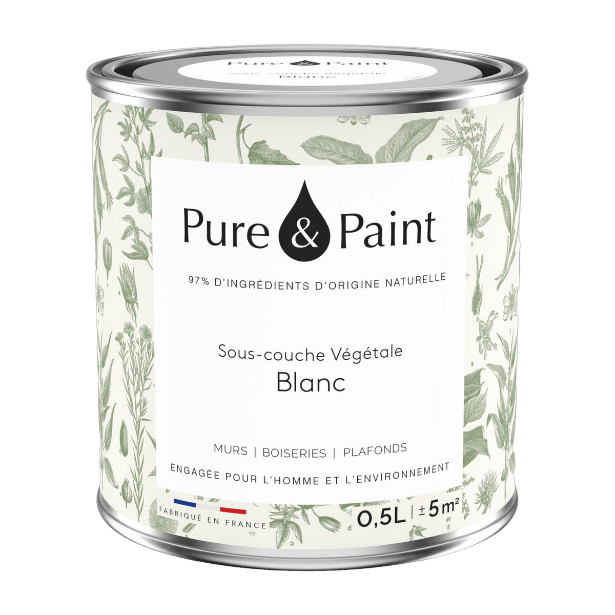 White Vegetable Underlay 0, 5L - Pure & Paint - The Cool Republic