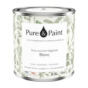 Sous-couche végétale Blanc 0,5L - Pure & Paint - The Cool Republic