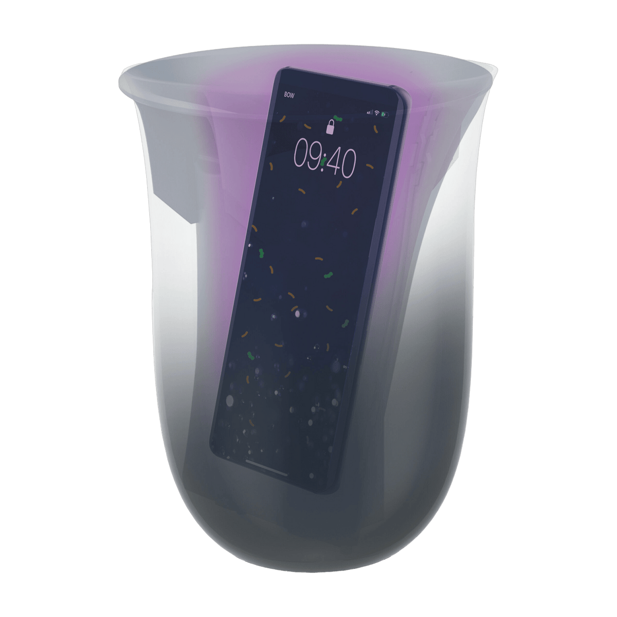 Station de Charge sans fil Bleu foncé Oblio - Lexon - The Cool Republic
