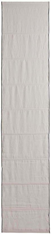 Store bateau 220x150 cm Beige Et Bourdon Noir Carlina - Madura - The Cool Republic