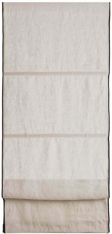 Store bateau 220x150 cm Beige Et Bourdon Noir Carlina - Madura - The Cool Republic